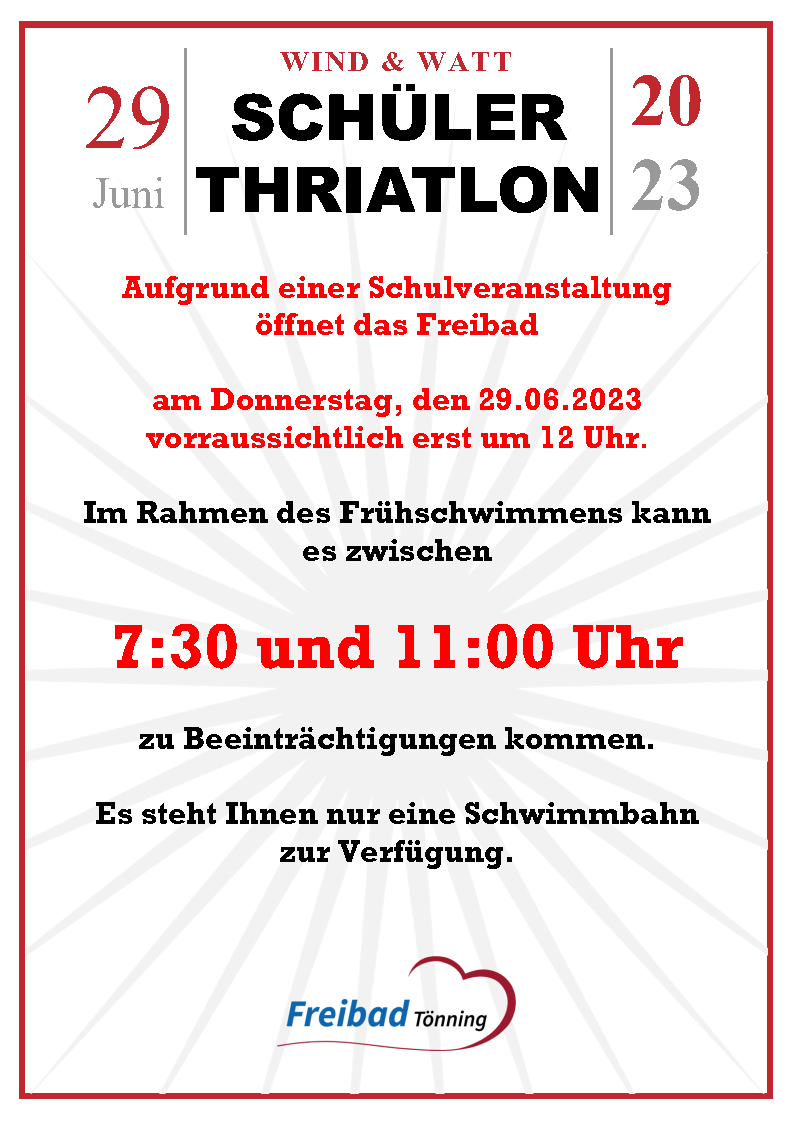 Plakat ETS Triathlon 2023